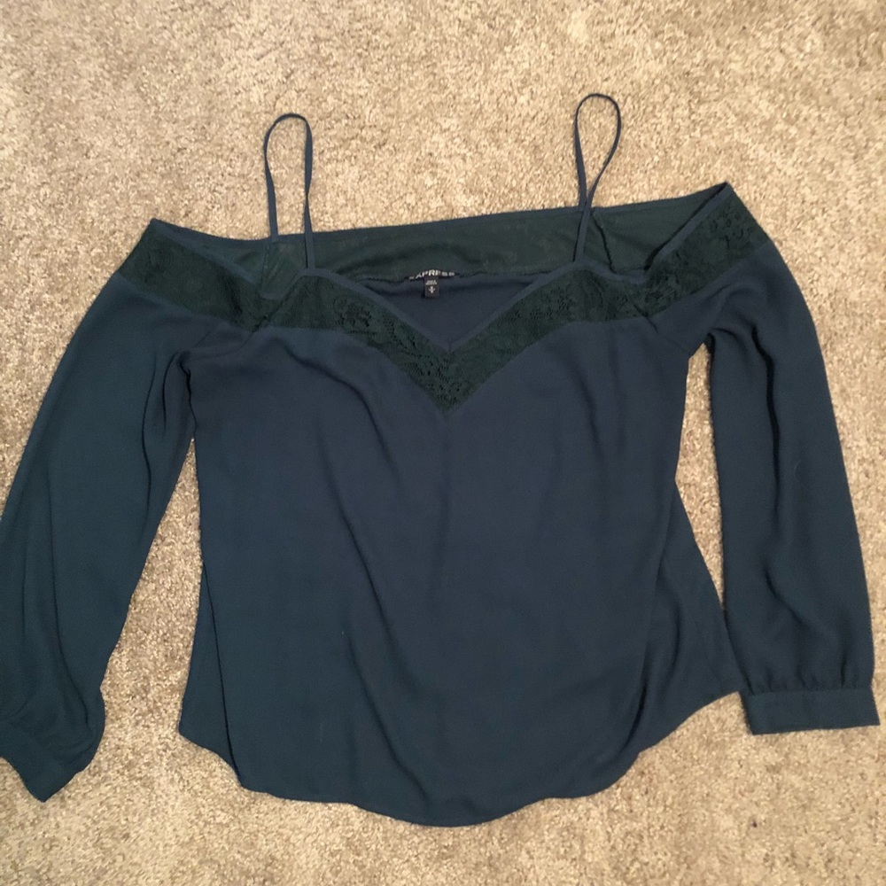 Express cold shoulder blouse